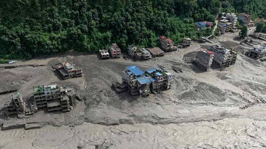Hundreds reported missing after flash flood on Nepal border with China